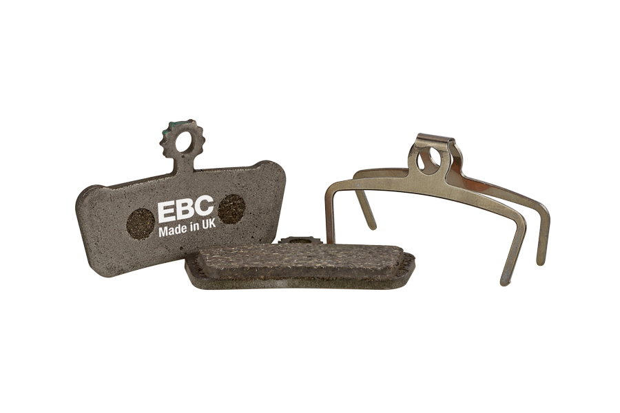 Zielone organiczne klocki rowerowe EBC