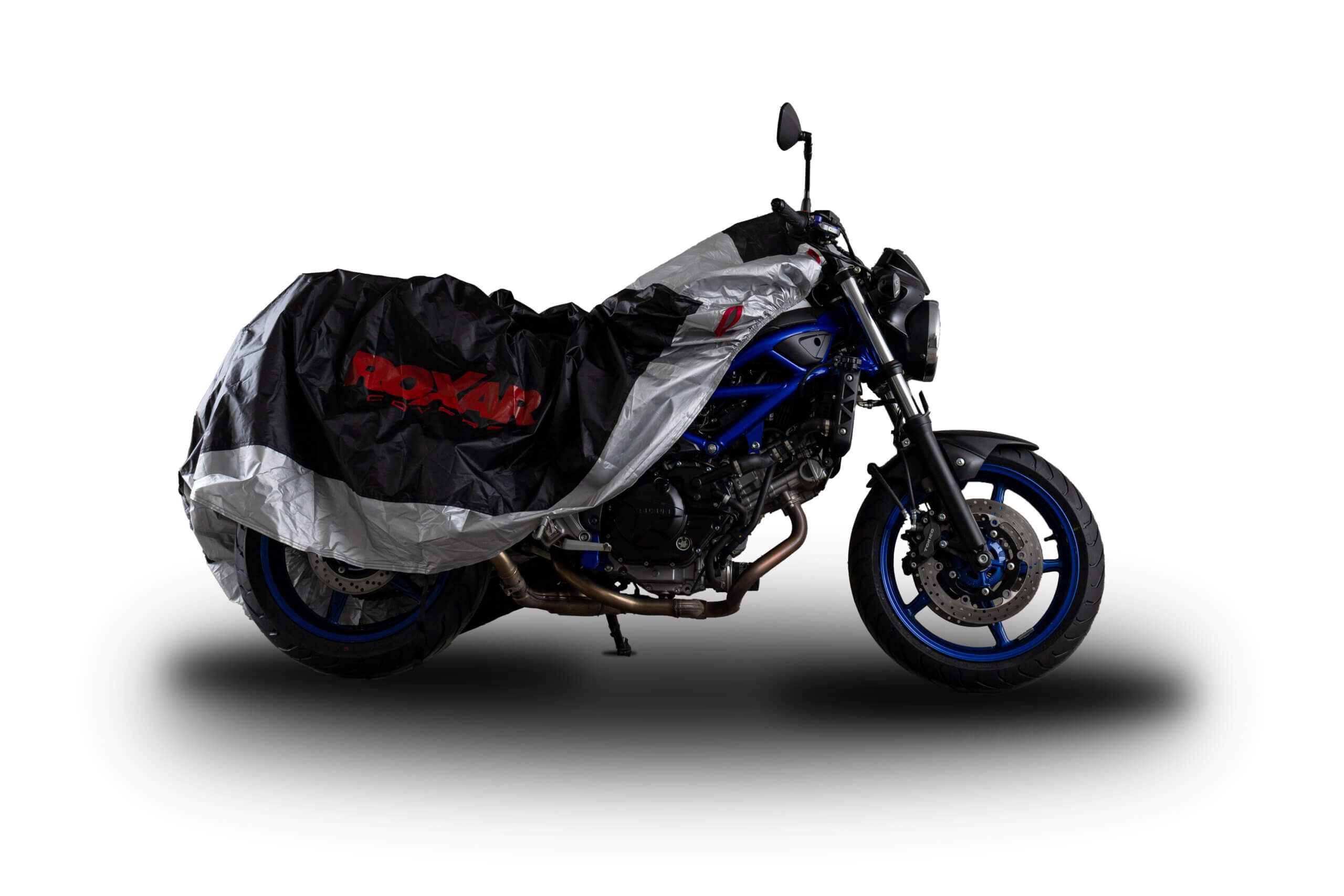 Standardowy pokrowiec ROXAR na motocyklu bez kufra